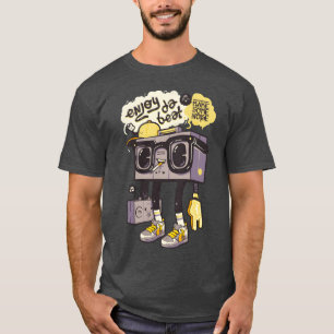 live tape recorder music rap hip hop dance friend T-Shirt