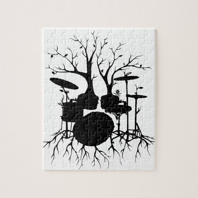 Live the Beat to the Tempo of Creation ~ drum Jigsaw Puzzle (Vertical)