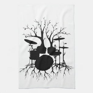 Live the Beat to the Tempo of Creation ~ drum Tea Towel