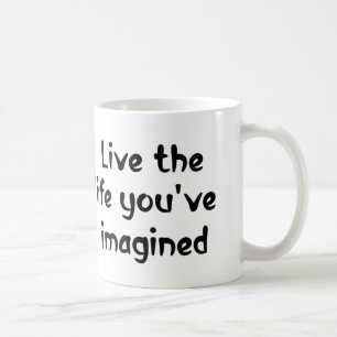 Live the life motivational quotes coffee mugs gift