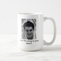 Live the Song in Your Heart! cup with FreddyFrog