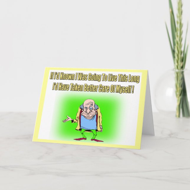 Live This Long Birthday Card (Front)