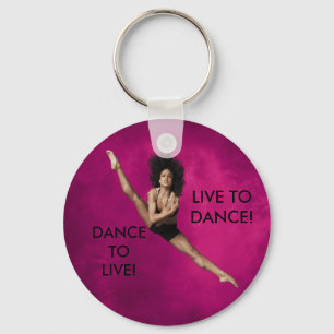 LIVE TO DANCE KEY RING