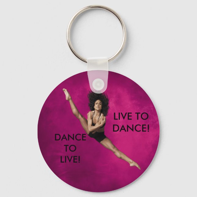 LIVE TO DANCE KEY RING (Front)