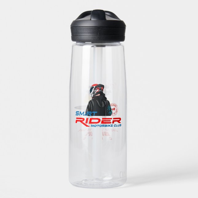 Live To Ride (Motorcycle) | Water Bottle (Front)