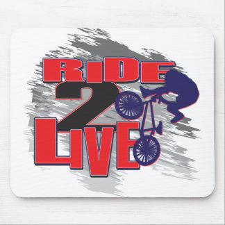 Live to Ride Ride to Live Mouse Pad