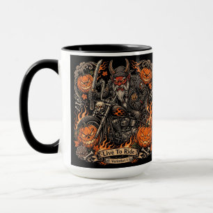 Live To Ride Variation I, Route 66 Samurai Oni Mu Mug