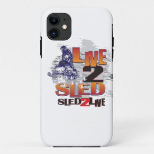Live to Sled Sled To Live iPhone 11 Case