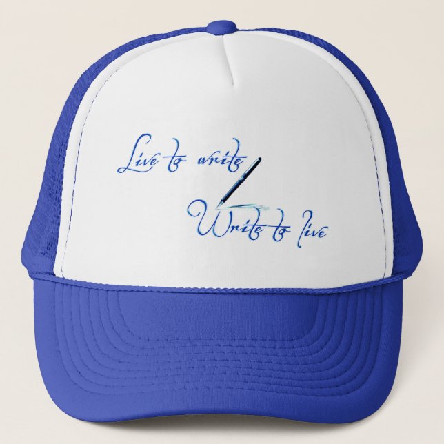 Live to Write Hat (Front)