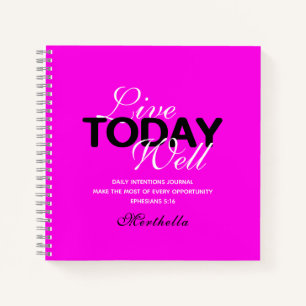 LIVE TODAY WELL Daily Intentions Journal