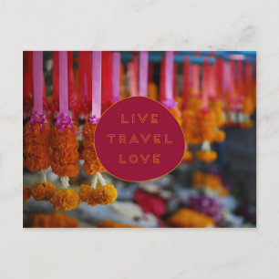 Live Travel Love POSTCARD