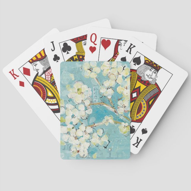 Live Turquoise Playing Cards (Back)
