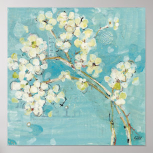 Live Turquoise Poster