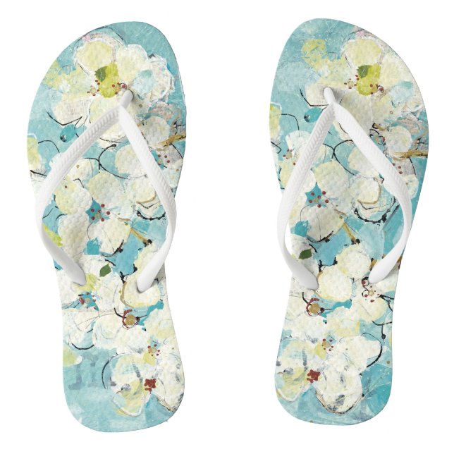 Live Turquoise Thongs (Footbed)