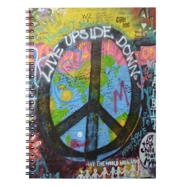 Live Upside Down Notebook (Front)