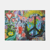 Live Upside Down Peace Sign Wall