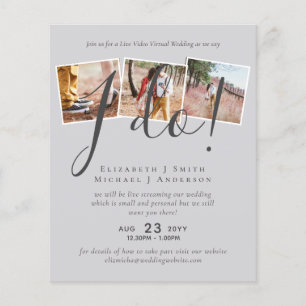 Live Video Chat Wedding or Couples Shower Invites