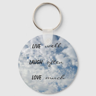 live well laugh often love much key ring