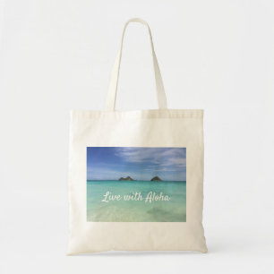 Live with Aloha Hawaii Tote Bag