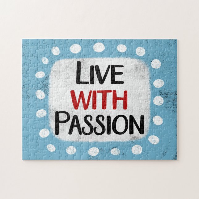 Live With Passion Jigsaw Puzzle (Horizontal)