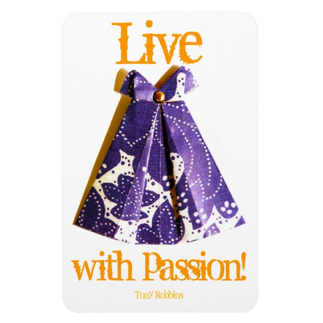 Live with Passion magnet (Vertical)