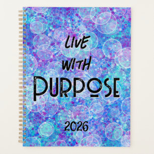 Live with Purpose Colorful and Bright Planner