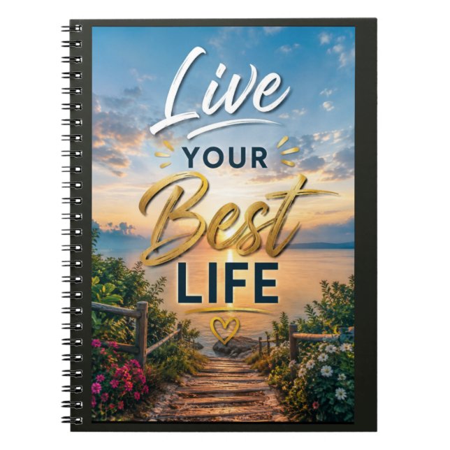 Live Your Best Life Notebook (Front)