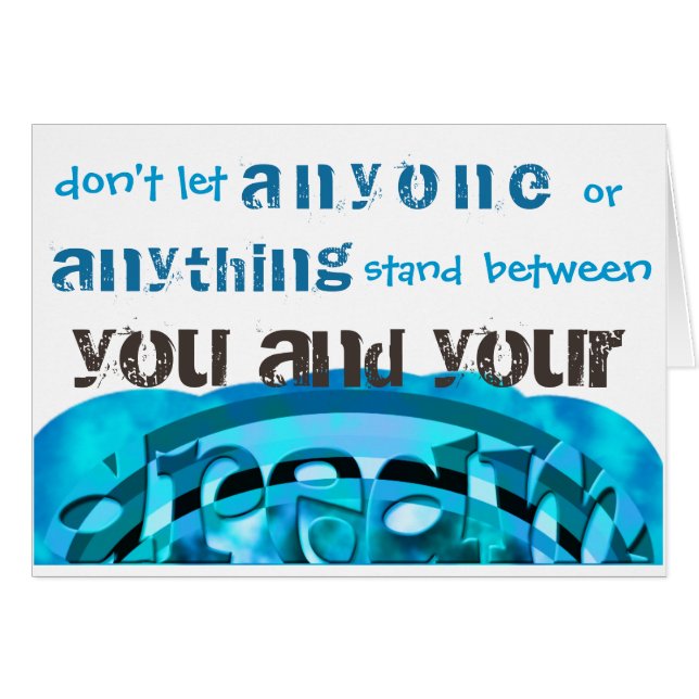 Live your dream (Front Horizontal)