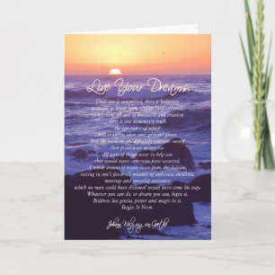 Live Your Dreams CARD