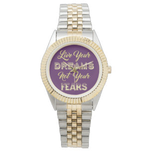 Live Your Dreams custom colour watches