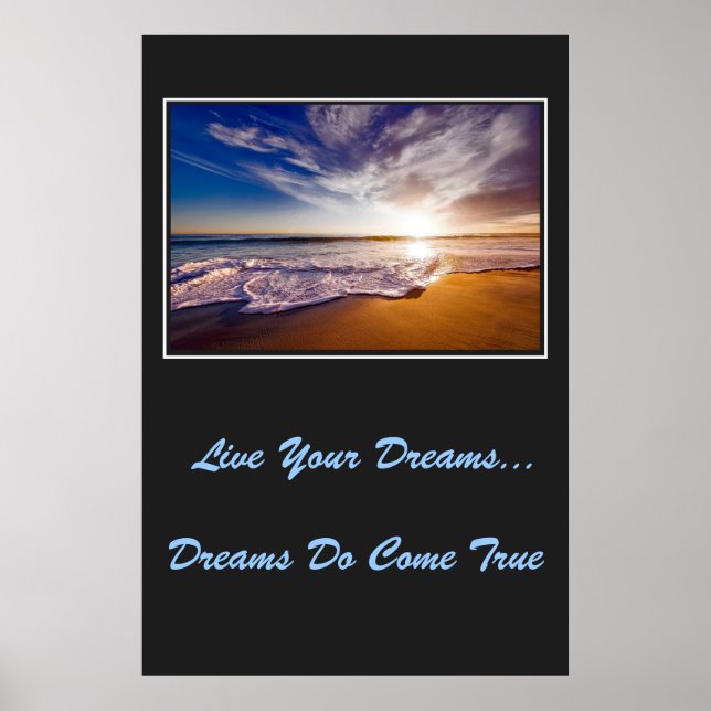 Live Your Dreams Poster (Front)