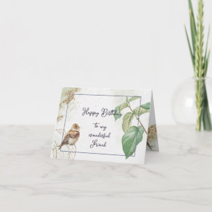 Live Your Life & Forget Your Age Birthday Friend Thank You Card