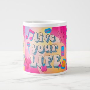 Live Your Life Large Coffee Mug