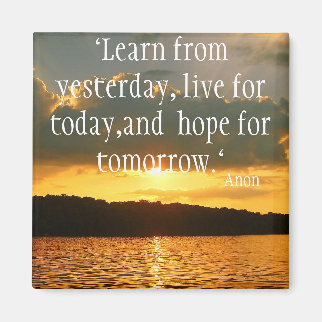 Live Your Life Magnet (Front)