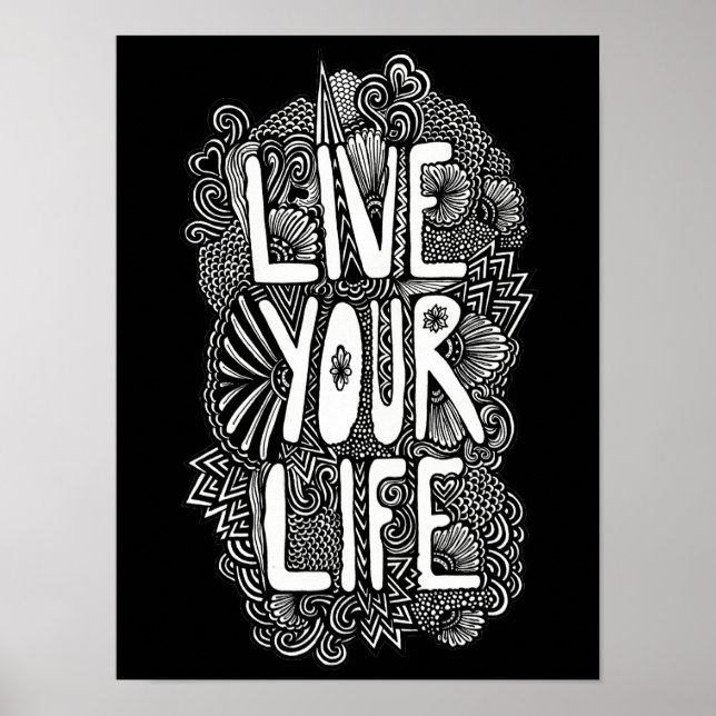 Live Your Life Poster (Front)