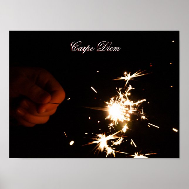 Live your life sparkling like a firework! poster (Front)