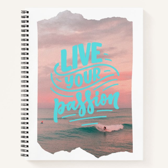 live your passion notebook (Front)