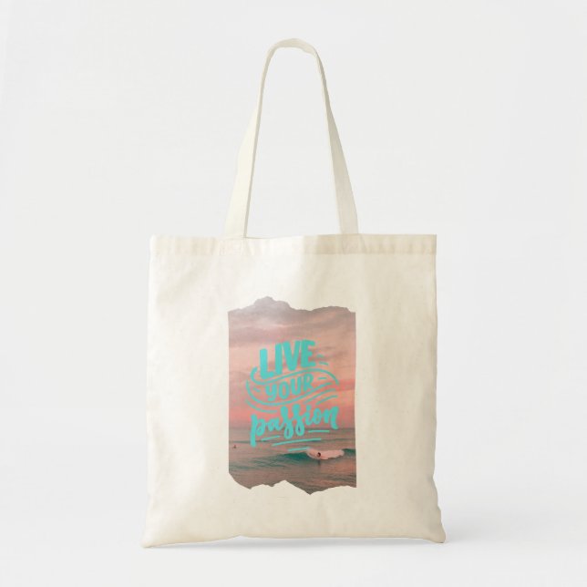 live your passion tote bag (Front)