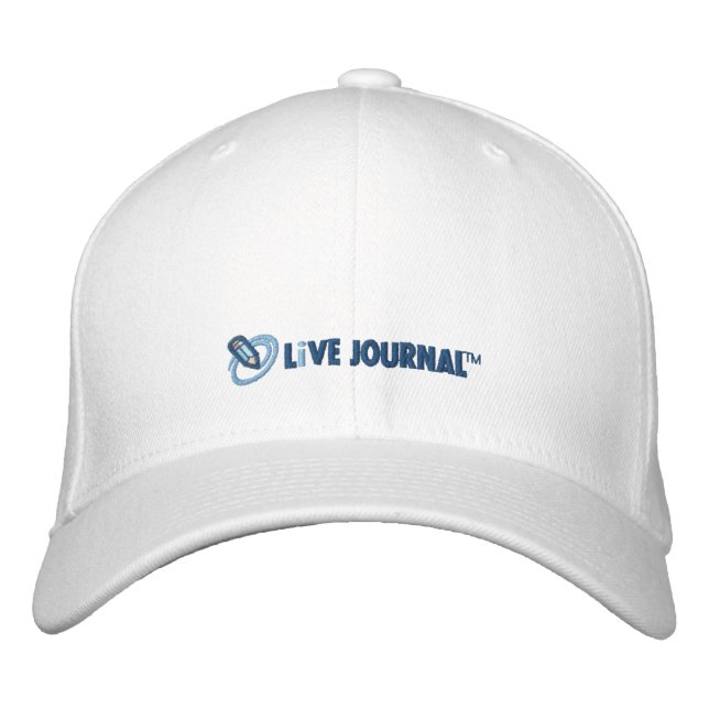 LiveJournal Logo Horizontal Embroidered Hat (Front)