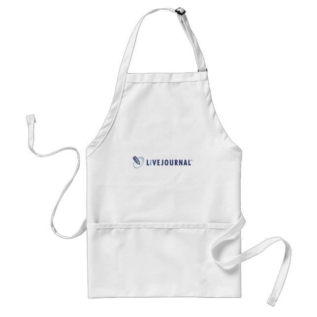 LiveJournal Logo Horizontal Standard Apron (Front)