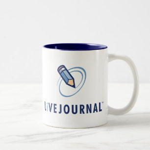 LiveJournal Logo Vertical Two-Tone Coffee Mug