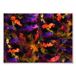 Lively Abstract Healing Blessings 55.4 Photo Print