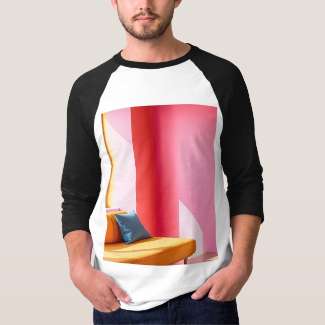 lively and energetic minimalist T-Shirt (Front)