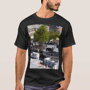 Lively Day At Cathedral Square Christchurch New Ze T-Shirt