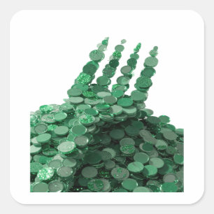 Lively Green GREEN COINS Label Design
