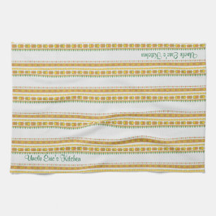 Lively Pattern Uncle's Kitchen Tea Towel