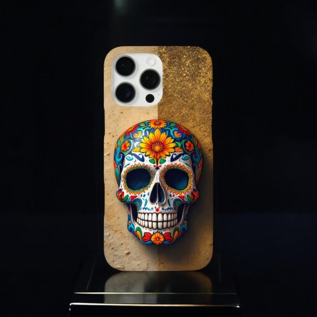  Lively Sugar Skull Case-Mate iPhone Case (Creator Uploaded)