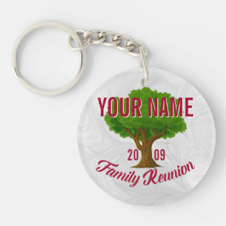 Lively Tree Personalised Family Reunion Key Ring