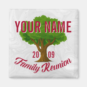 Lively Tree Personalised Family Reunion Magnet