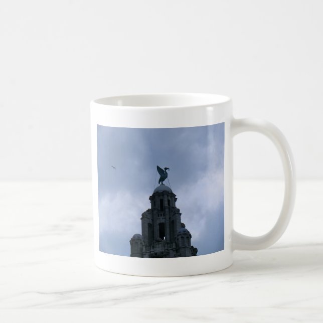 Liver Bird in Liverpool Coffee Mug (Right)